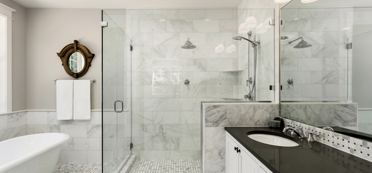 bathroom shower door installation in Pembroke Pines
