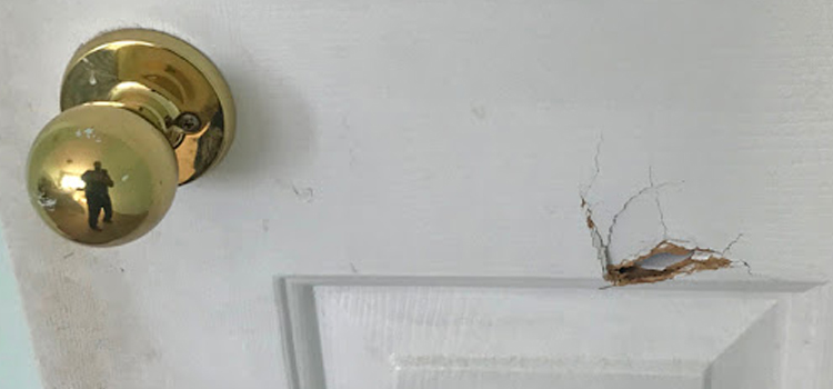 interior door hole repair Pembroke Pines